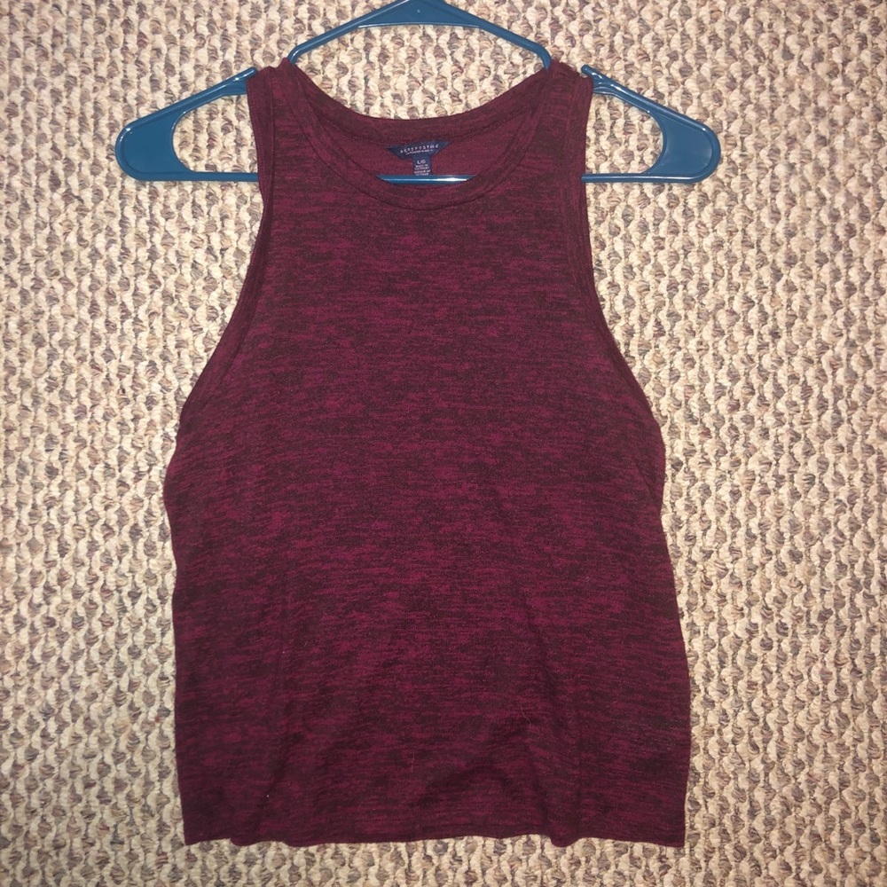 cute maroon Aeropostale tank top